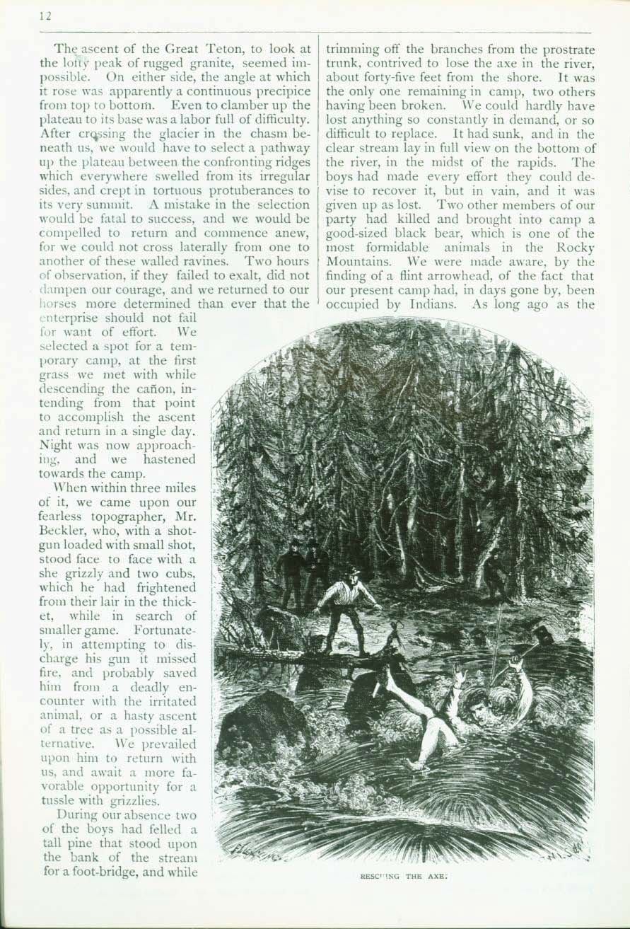 THE ASCENT OF MOUNT HAYDEN, GRAND TETON, 1872: a new chapter of Western Discovery. vist0066e